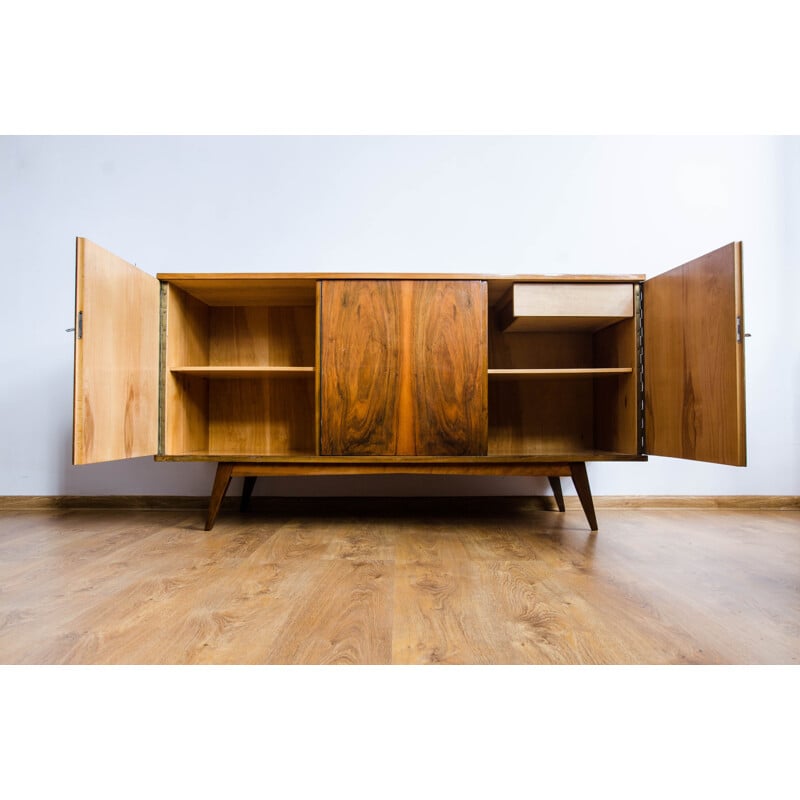 Vintage sideboard by Łódzkie Furniture Factory,Poland,1960