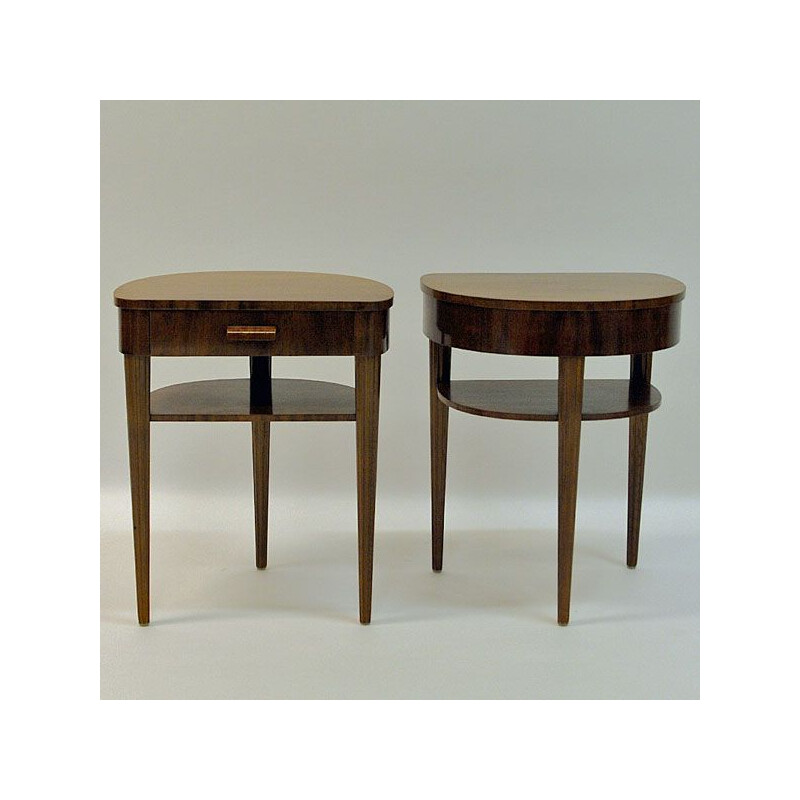 Pair of vintage side tables for Bodafors in mahogany 1940