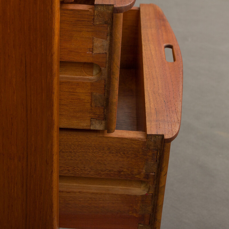 Vintage danish desk in teakwood 1950