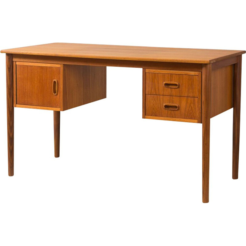 Vintage Scandinavian desk in teak from the 60s