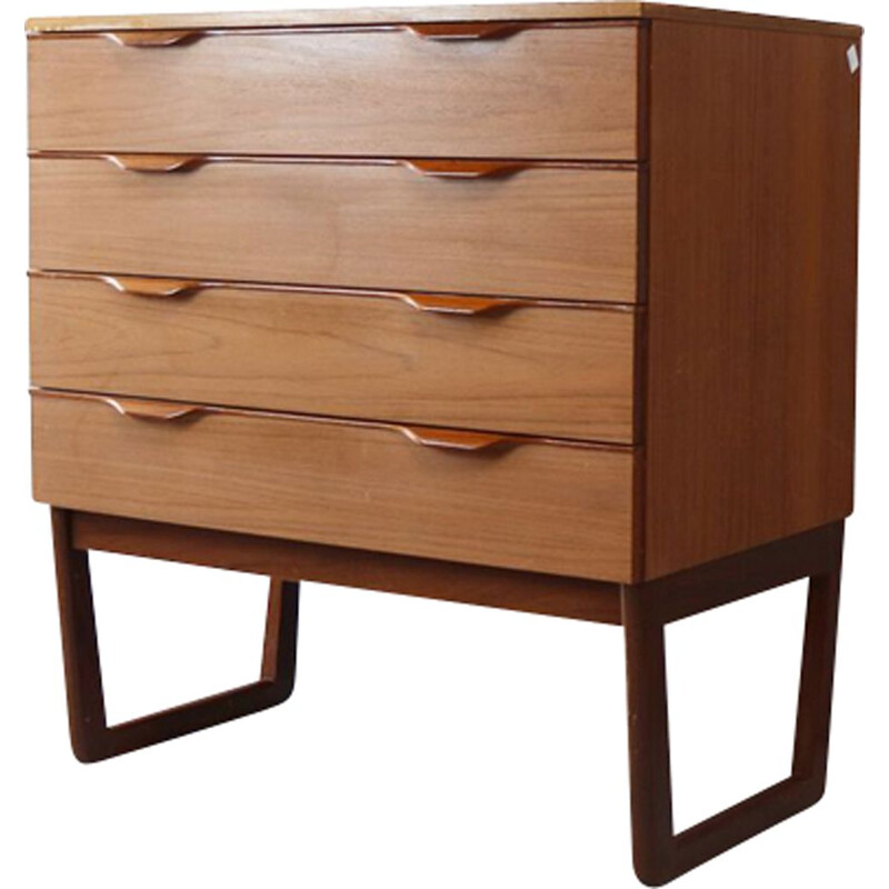 Vintage chest of drawers in teak by Europa 1970s