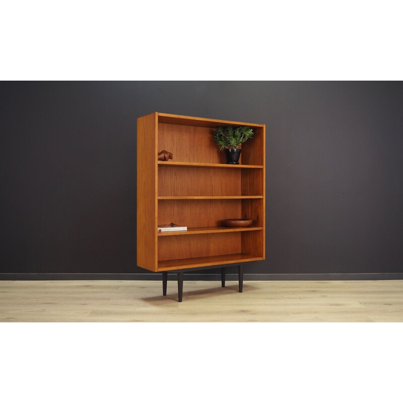 Vintage scandinavian teak bookcase