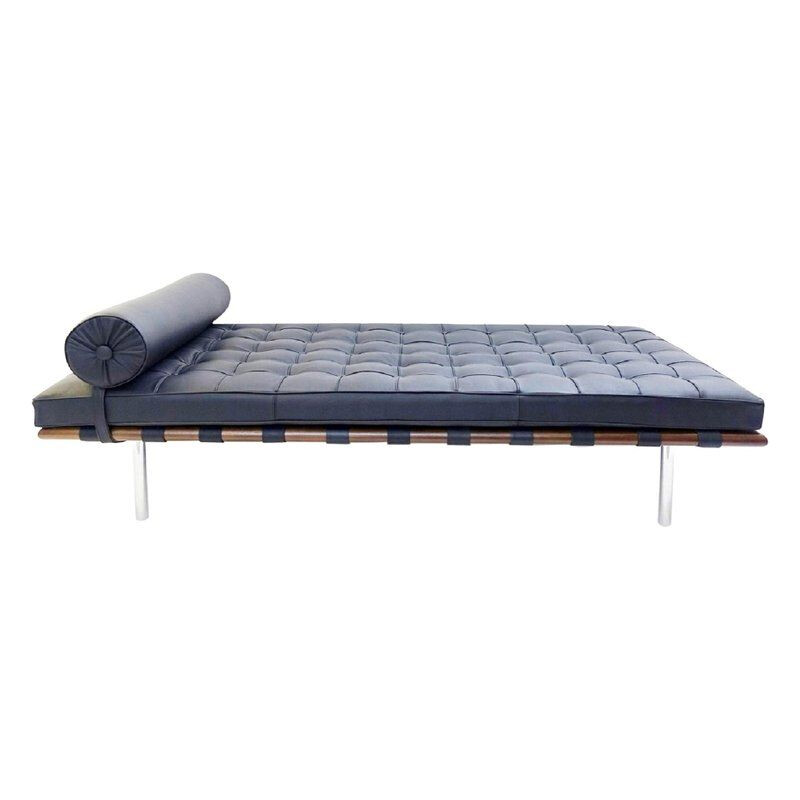 Barcelona daybed by Mies van der Rohe for Knoll