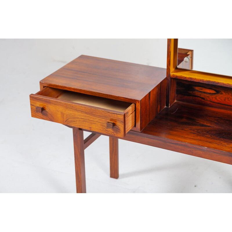 Vintage Dressing Table in rosewood Scandinavian 
