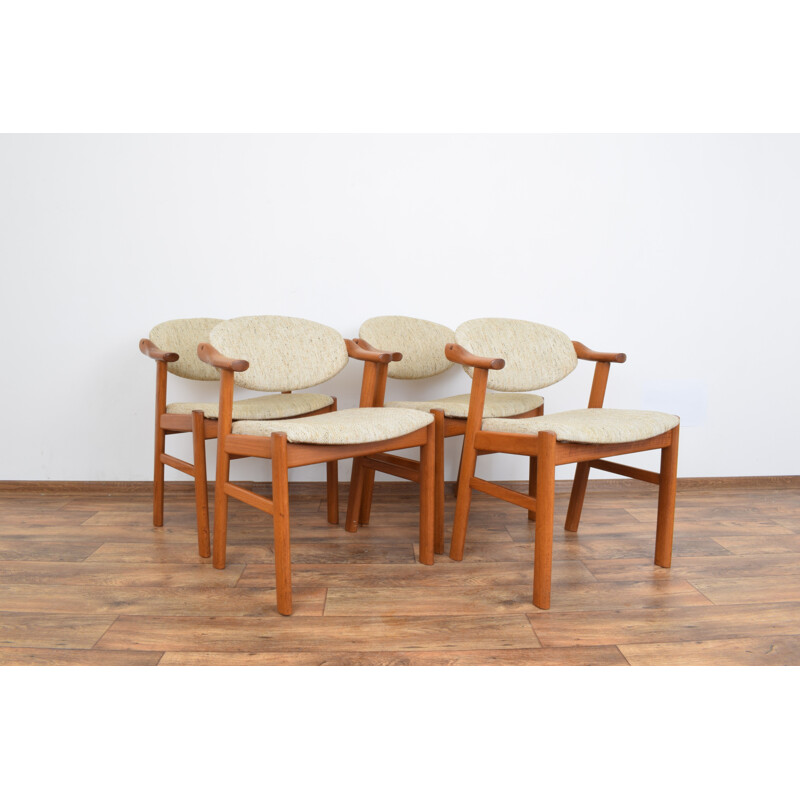Set of 4 Vintage Dining Chairs by Kai Kristiansen for Schou Andersen, Danish 1960s