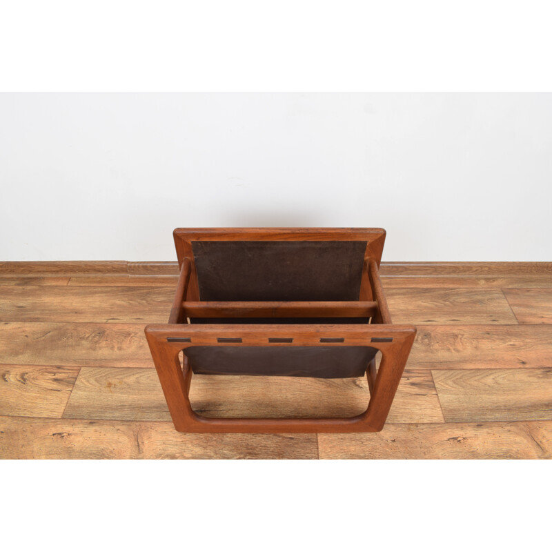 Vintage Magazine Rack in Teak From Salin Møbler, Danish 1960s