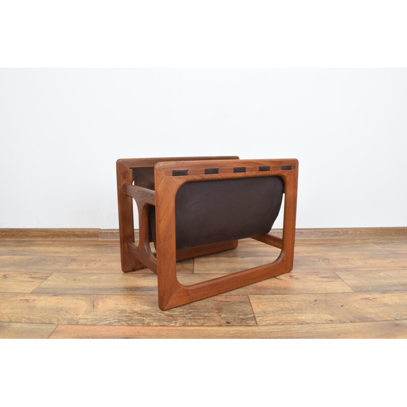 Vintage Magazine Rack in Teak From Salin Møbler, Danish 1960s