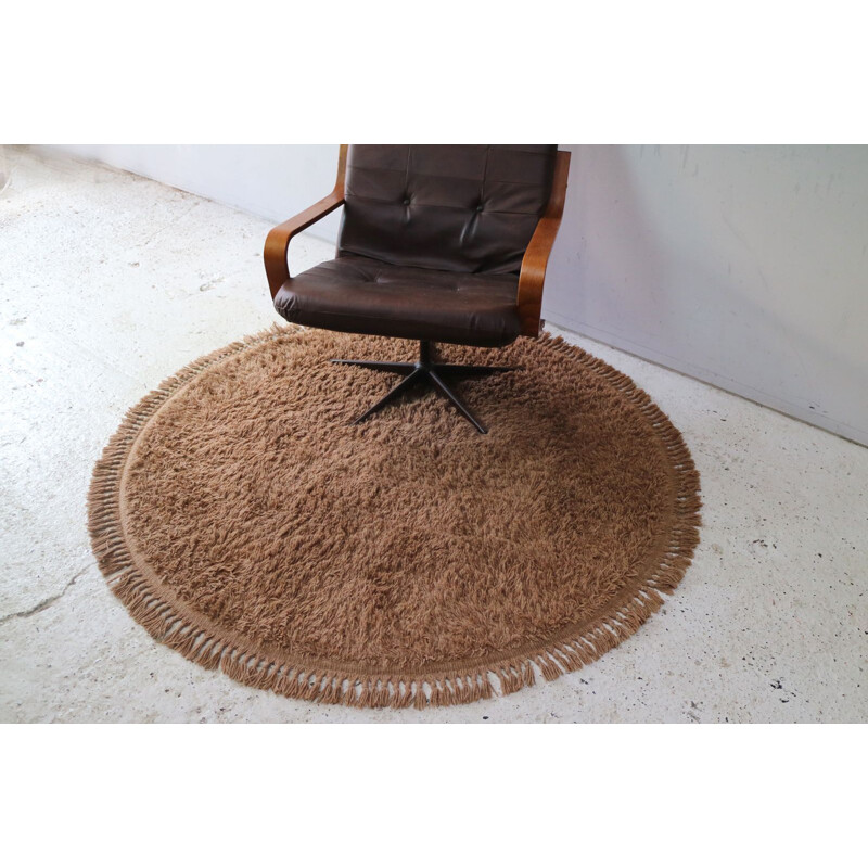 Vintage wool Berber rug by Edwin Field & Sons, 1970s