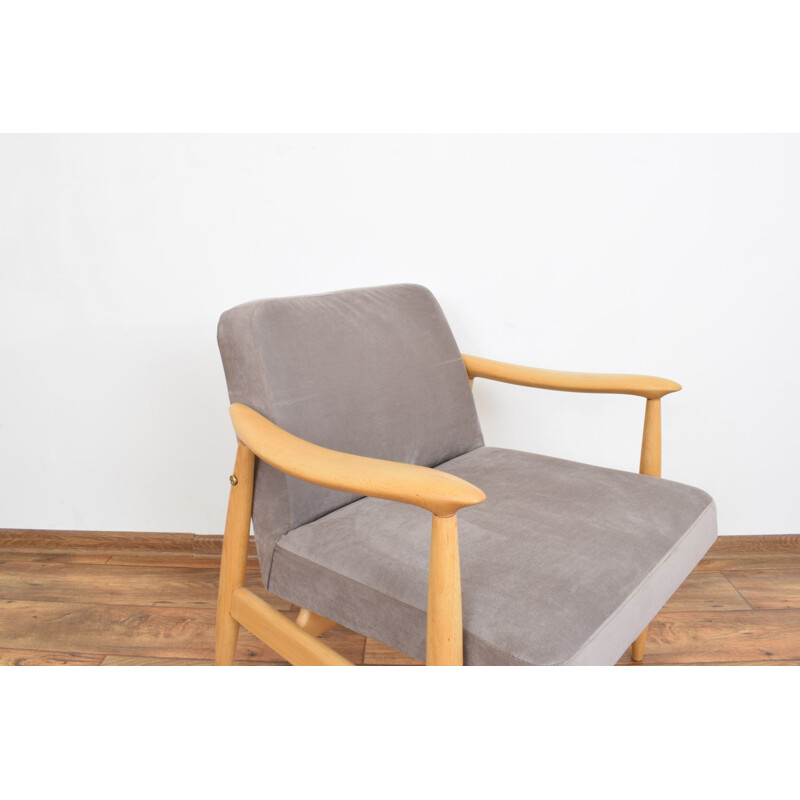 Vintage Polish Armchair By J. Kędziorek, 1960s