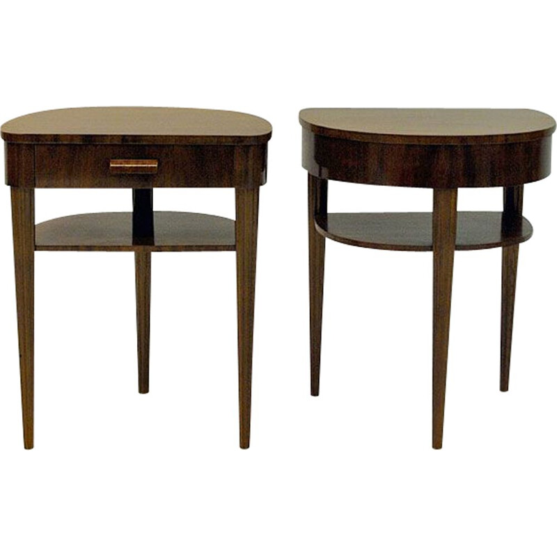 Pair of vintage side tables for Bodafors in mahogany 1940