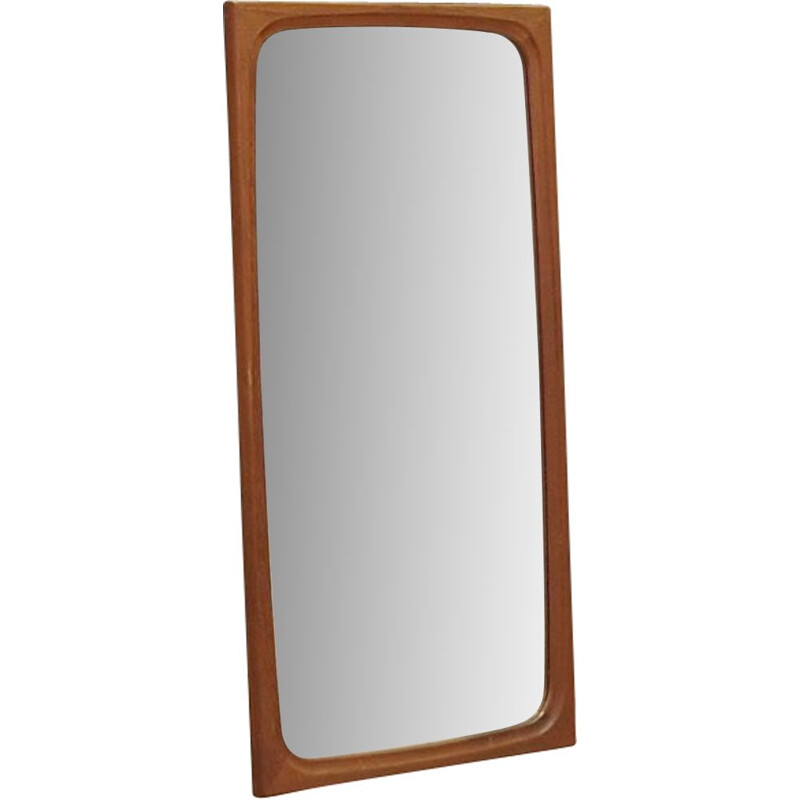 Vintage mirror in teak Danish 1960-70s