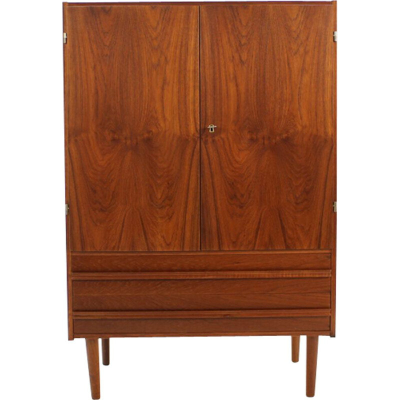 Armoire vintage en teck danoise années 1960  