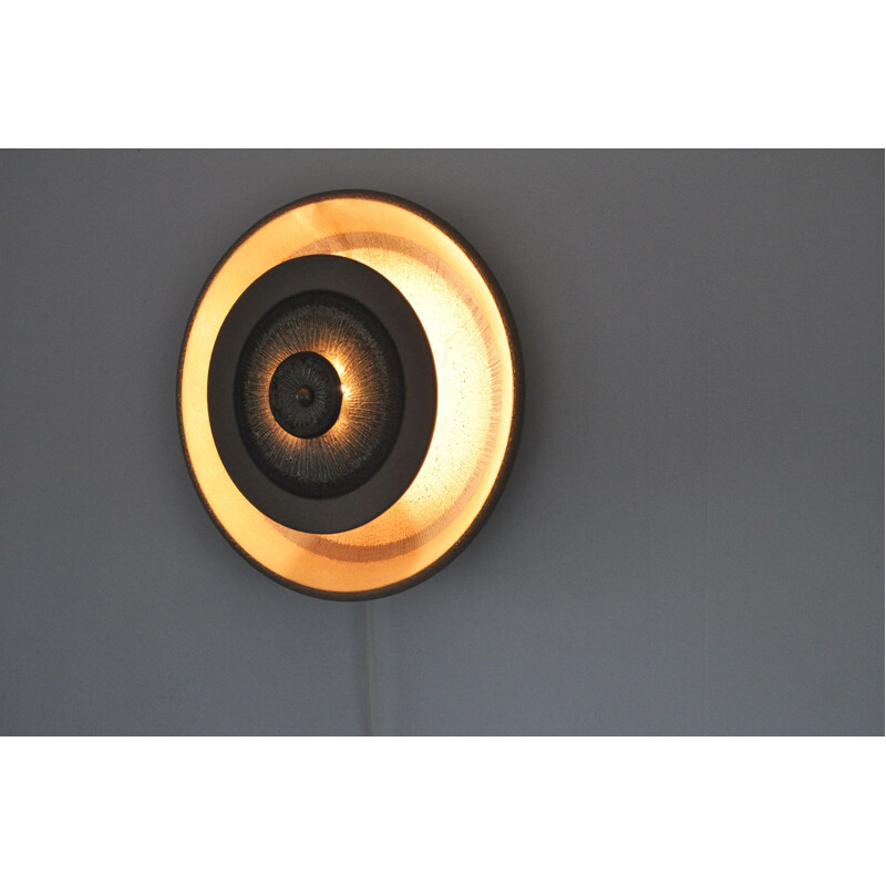 Large vintage Wall Lamp by Noomi Backhausen and Poul Brandborg for Søholm, 1960s