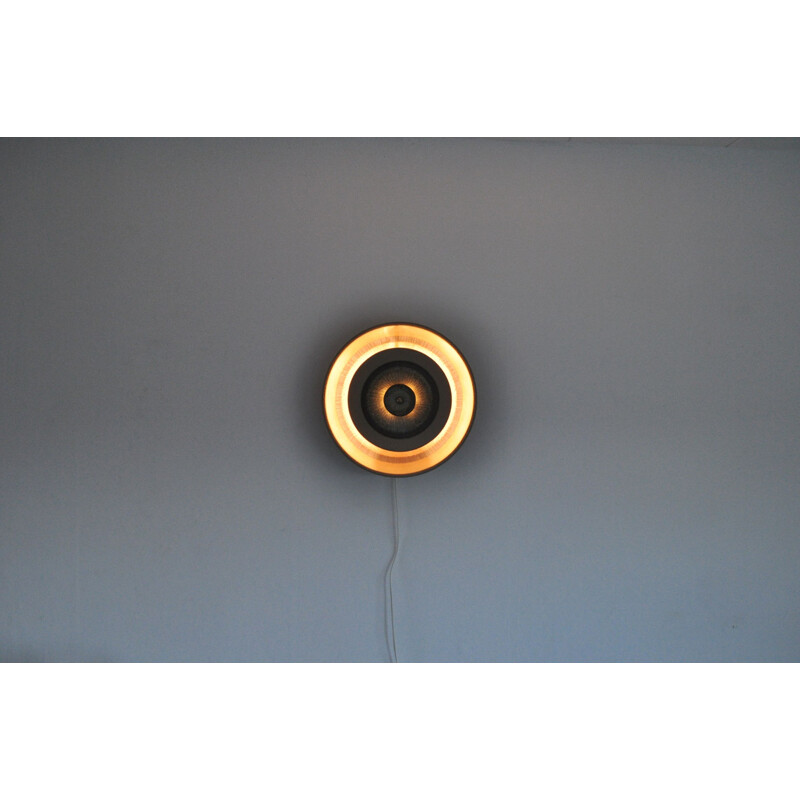 Large vintage Wall Lamp by Noomi Backhausen and Poul Brandborg for Søholm, 1960s