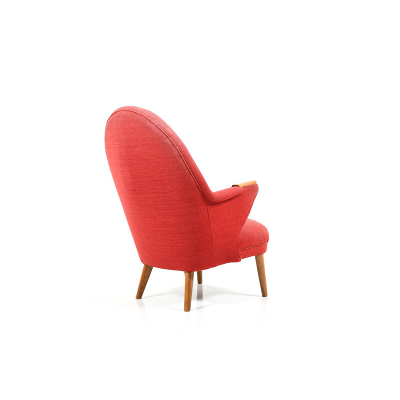 Early red danish Lounge Chair from the 1950s