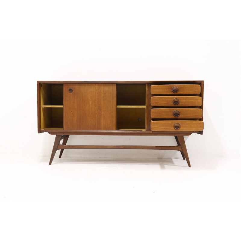 Sideboard in teak by Louis van Teeffelen for WeBe