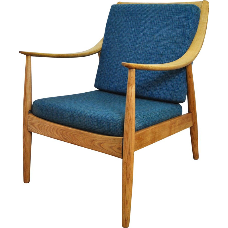 Fauteuil vintage par Peter Hvidt & Orla Molgaard-Nielsen, pour France & Daverkosen