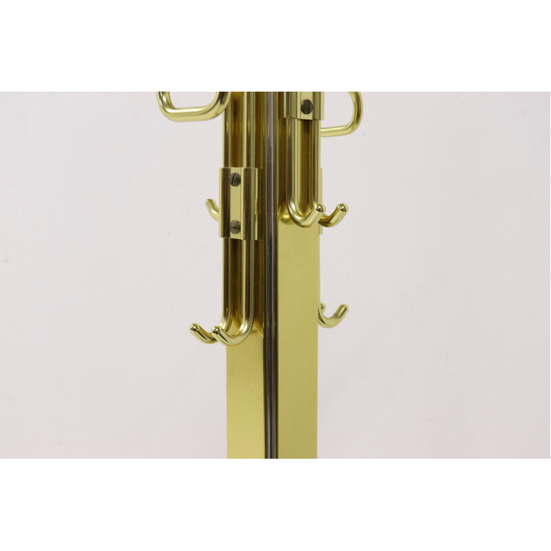 Vintage gold coat rack by Belgo Chrome, 1970