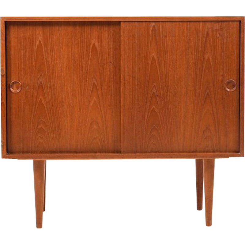 Enfilade vintage en teck Scandinave par Kai Kristiansen,1950