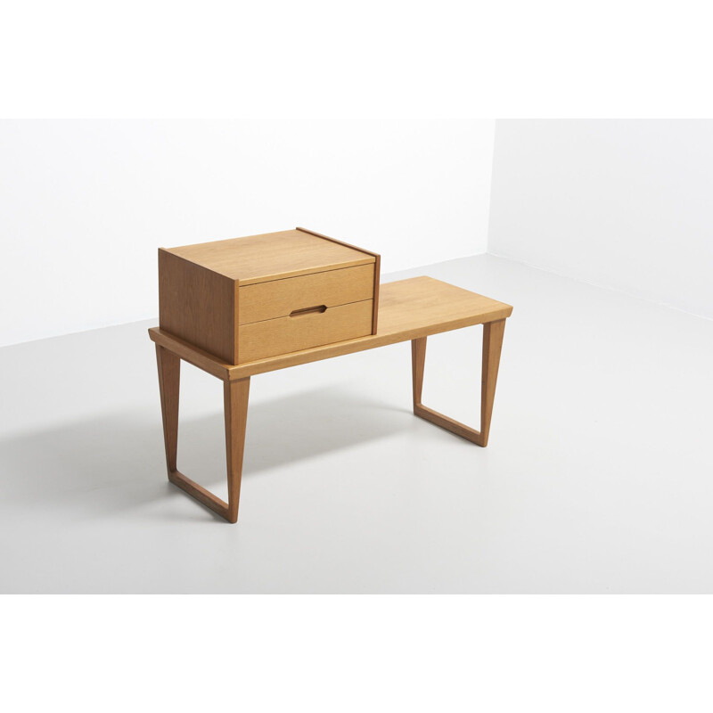 Vintage scandinavian desk for Aksel Kjersgaard in oakwood 1960