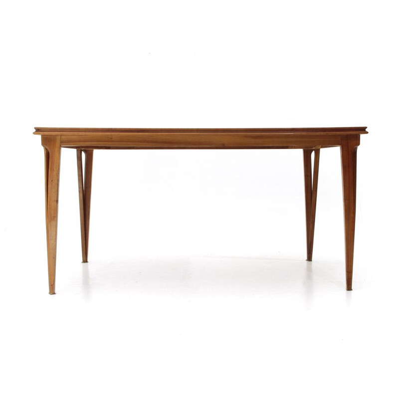 Vintage italienne table in wood 1950