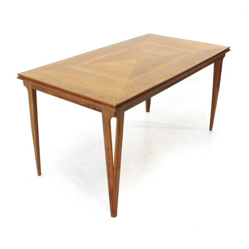 Vintage italienne table in wood 1950