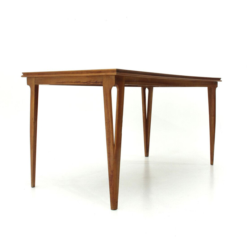 Table vintage italienne en bois 1950