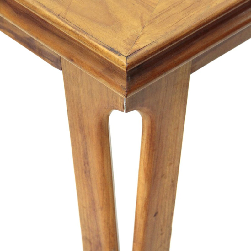 Vintage italienne table in wood 1950