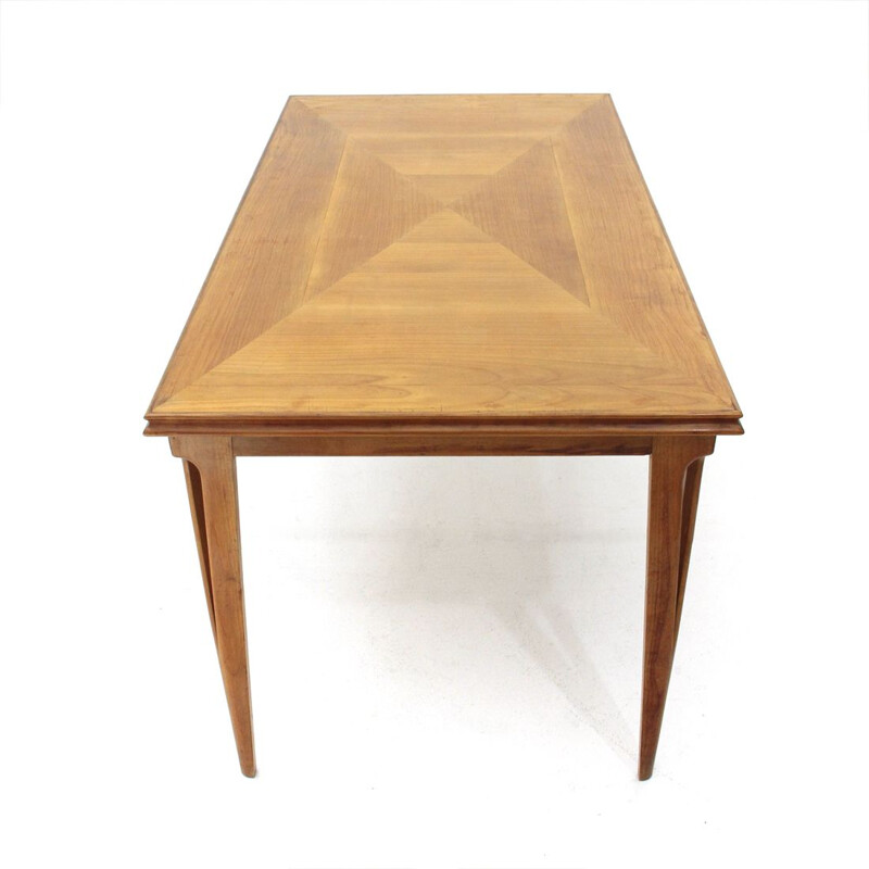 Vintage italienne table in wood 1950