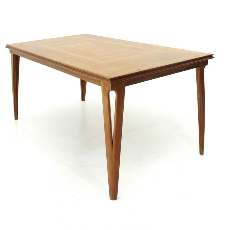 Vintage italienne table in wood 1950