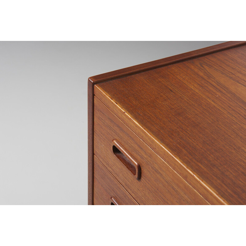 Vintage scandinavian chest of drawers in teak and oak 1950