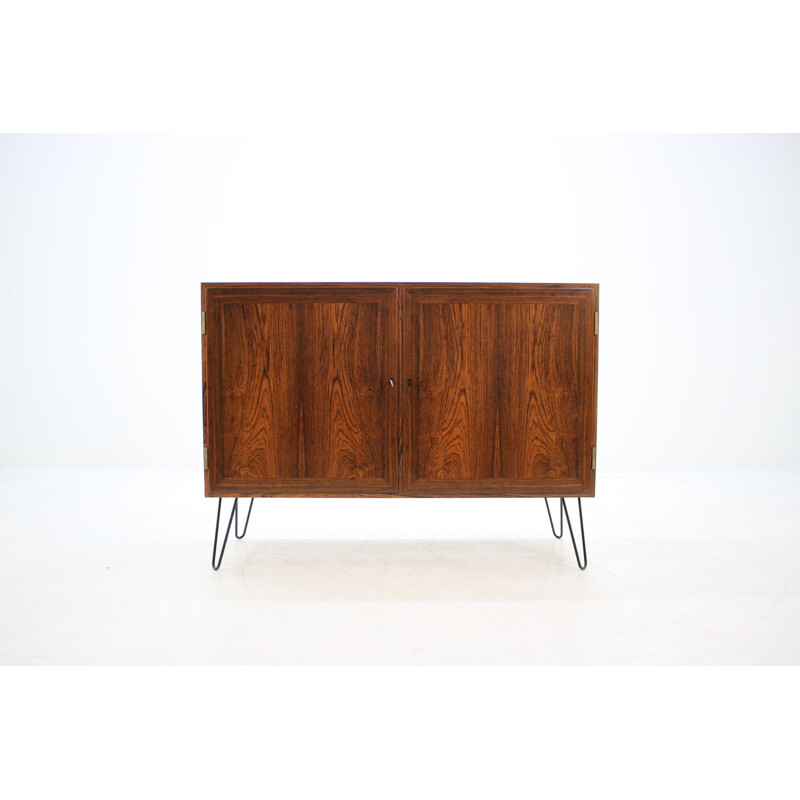 Vintage sideboard by Kai Winding in iron and rosewood 1960