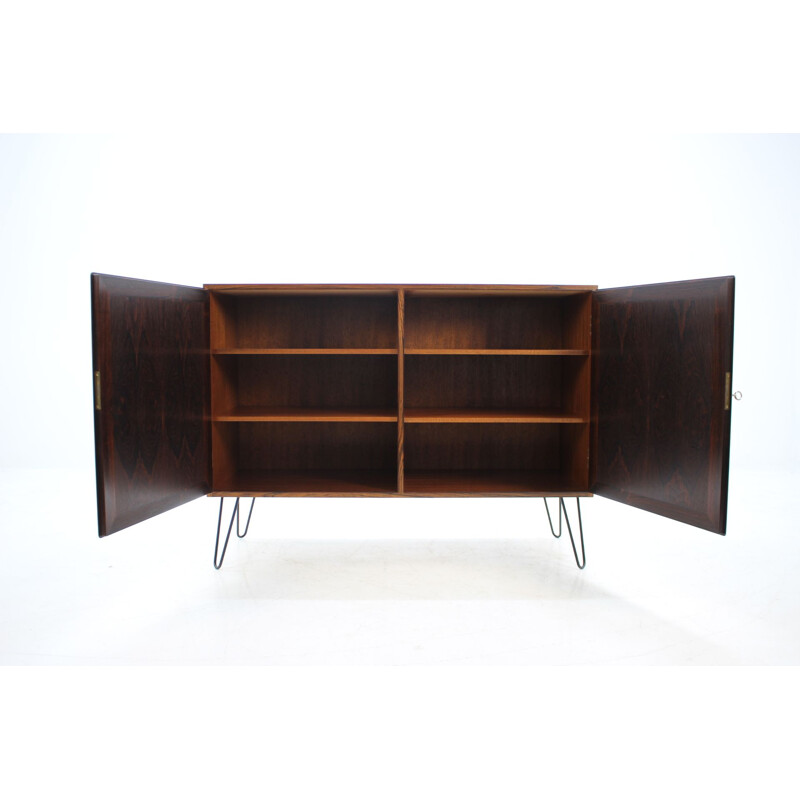 Vintage sideboard by Kai Winding in iron and rosewood 1960