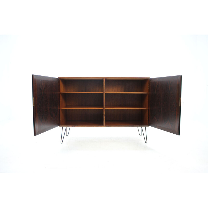 Vintage sideboard by Kai Winding in iron and rosewood 1960