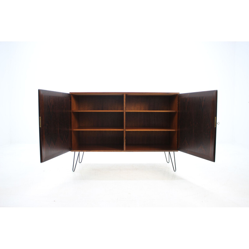 Vintage sideboard by Kai Winding in iron and rosewood 1960