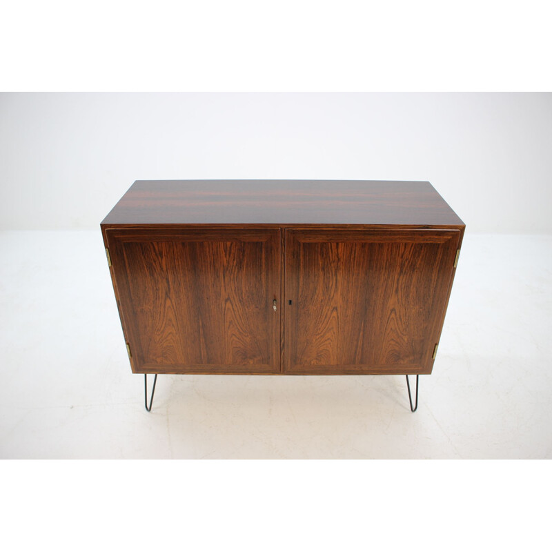 Vintage sideboard by Kai Winding in iron and rosewood 1960