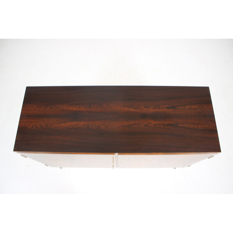 Vintage sideboard by Kai Winding in iron and rosewood 1960