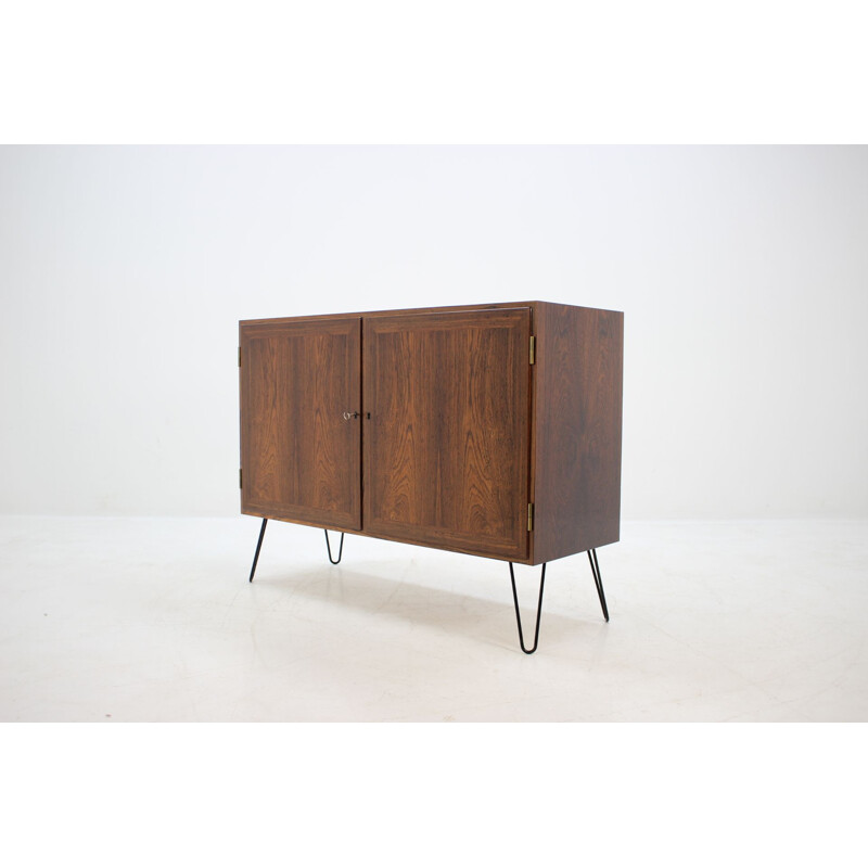 Vintage sideboard by Kai Winding in iron and rosewood 1960