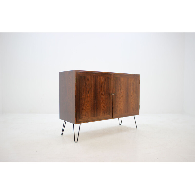 Vintage sideboard by Kai Winding in iron and rosewood 1960