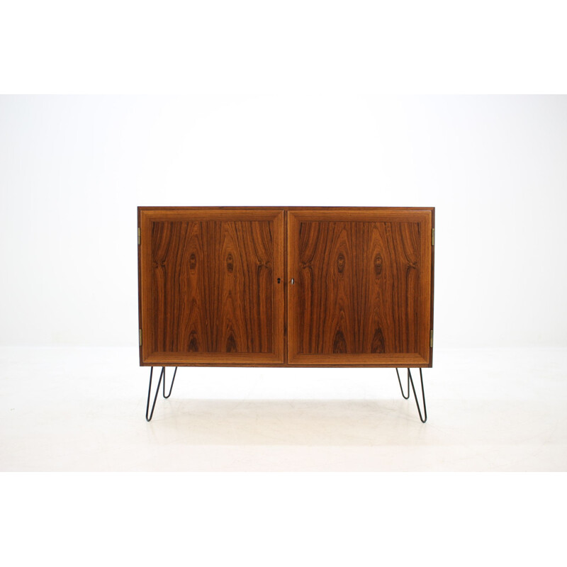 Vintage sideboard by Kai Winding in iron and rosewood 1960