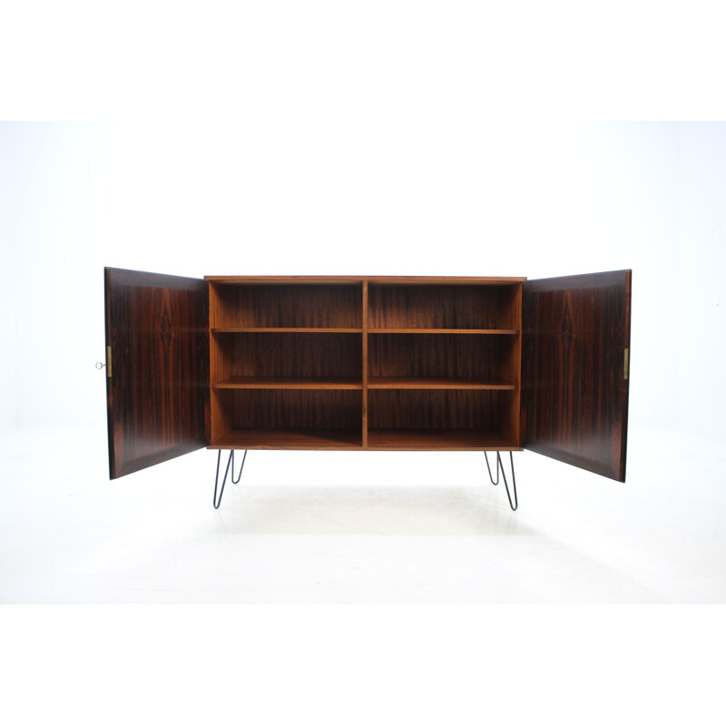 Vintage sideboard by Kai Winding in iron and rosewood 1960