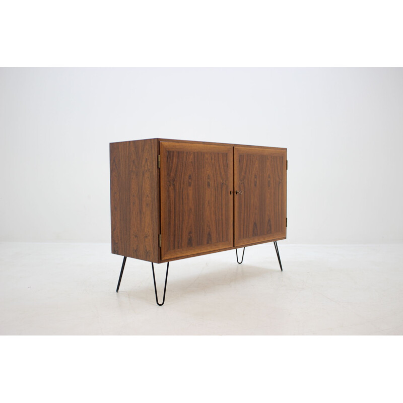 Vintage sideboard by Kai Winding in iron and rosewood 1960