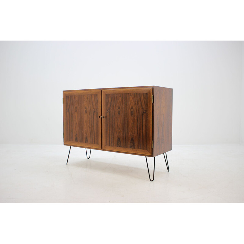 Vintage sideboard by Kai Winding in iron and rosewood 1960