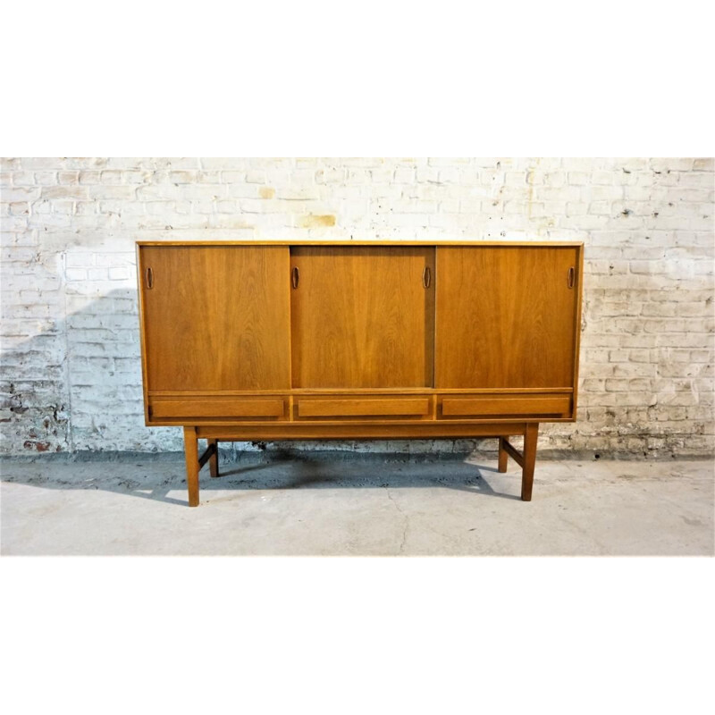 Vintage Scandinavian sideboard in teak