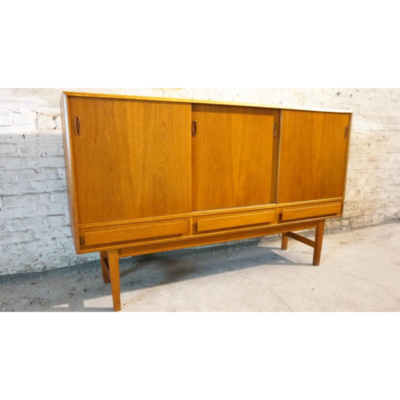 Vintage Scandinavian sideboard in teak