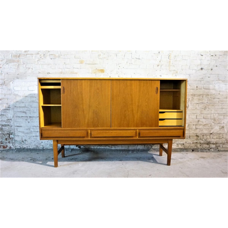 Vintage Scandinavian sideboard in teak