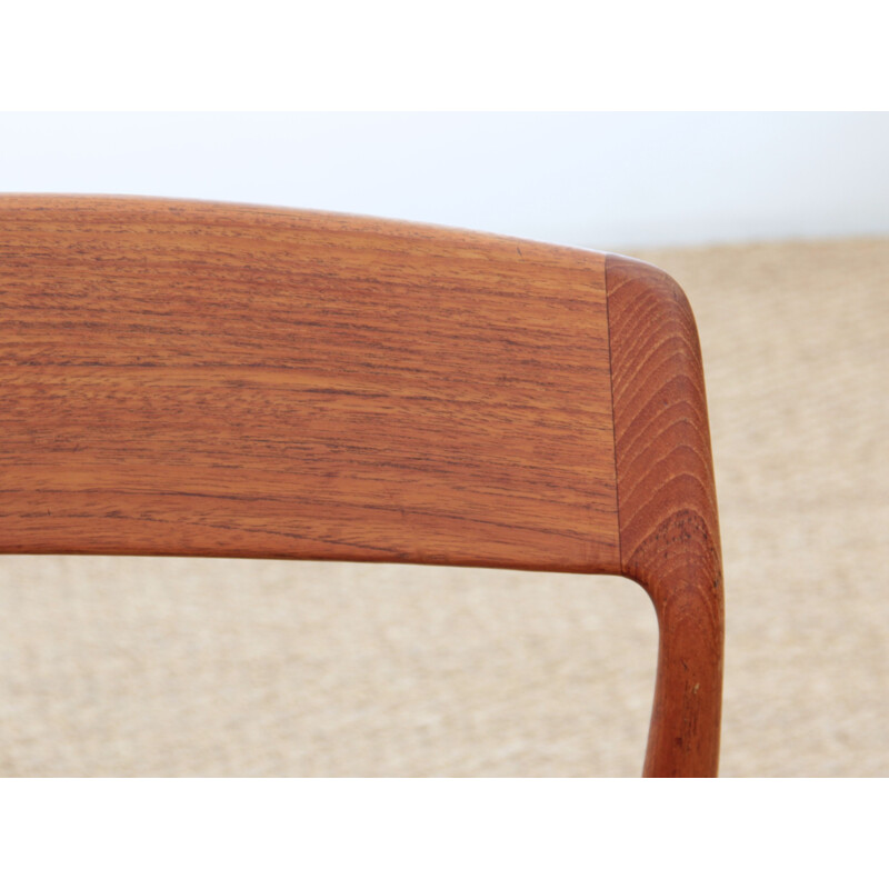 Set of 4 vintage chairs Scandinavian in teak by Norgaards Mobelfarik, 1960s