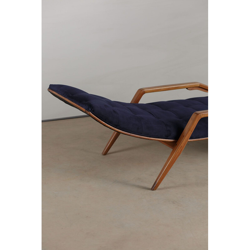 Blue vintage Daybed, by John Gillon, 1960 s