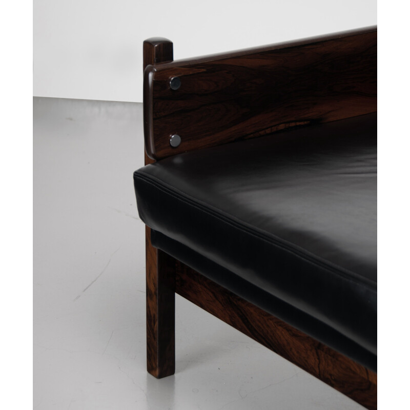 Vintage Franco rosewood armchair by Sergio Rodrigues 1960