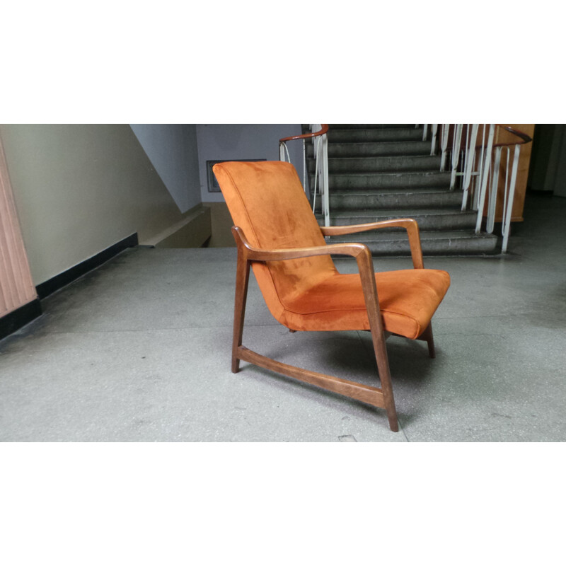 Vintage 364 armchair for Bystrzyckie Fabryki Mebli 1960s